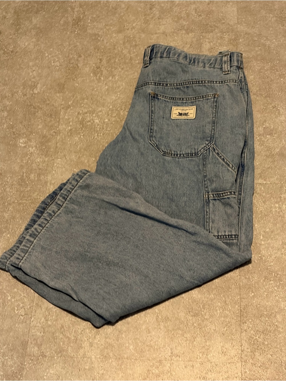 Levi's Light Blue Wide Leg Jeans - Women's barrel